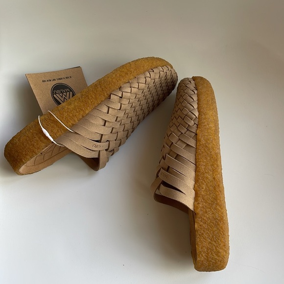 New Free People Malibu Thunderbird Vegan Leather Clog Mule Shoes Sz 7 - Picture 11 of 14